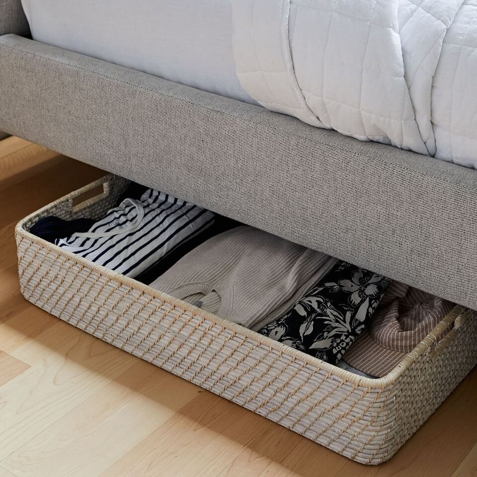 Modern Weave Underbed Storage Basket West Elm Australia